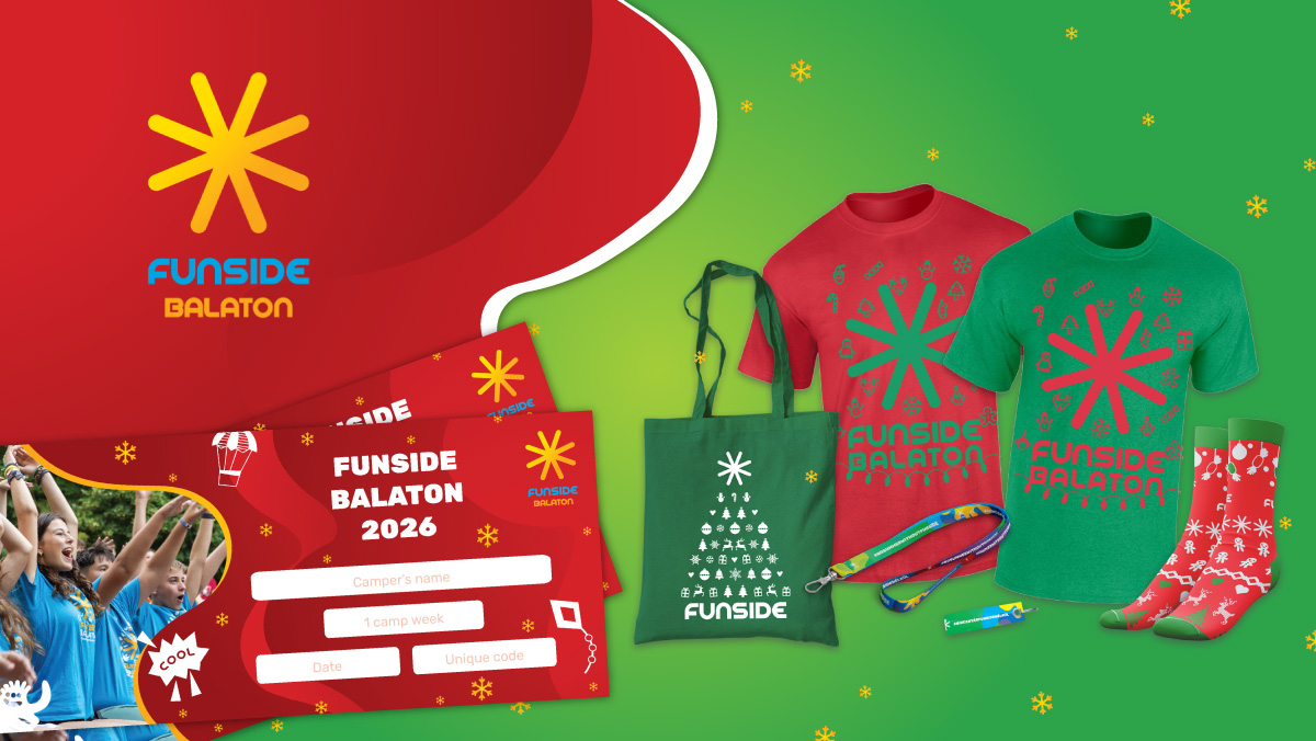 Give a Funside Balaton camp week for Christmas! Give a Funside Balaton camp week for Christmas!